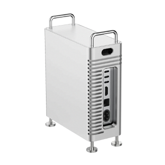 Gehäuse für Mac Mini von Zeera. Verschieden Ansichten.